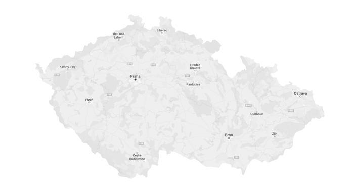 Mapa ČR